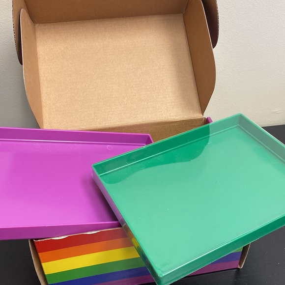 Jigsaw Puzzles Puzzle Sorting Pieces Organizer Stacking Trays Colors Border Tray - Picture 3 of 7